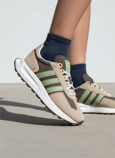  Adidas Originals Retropy E5, A Retro, Comfortable, And Versatile Low-Top Running And Casual Shoe For Women.
