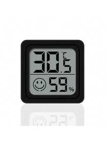2025 New Upgraded 1 Piece (Size Approx. 43*43*12mm, Net Weight 20g) High Precision Mini Portable Home Hygrometer, ABS Material Digital Electronic Temperature Detector, Compact Square Design, Imported Sensor Chip, Large Display, Backlight, Real-Time Temperature & Humidity Monitoring For Bedroom Indoor - Multicolor - View 7