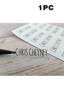 Personalized Name Stickers, Self-Adhesive Name Labels, Custom Kids' Labels, Custom Clear Labels, Custom Planner Stickers, Personalized Children's Labels, Suitable For Laptops, School Supplies, Water Bottles, Books, Stationery, Lunch Boxes, Pencil Cases, Mobile Phones, Student Club Activities - Multicolor - View 11