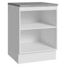 Gabinete Bajo Cocina Madesa Vik 60cm Con Encimera BV - Blanco y Verde - Ver 10