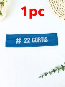 1/3/5件装,定制头带装饰,个性化发圈,定制球形图案+文字,可印制您的名字,适合团队和啦啦队装饰、生日派对礼物、闺蜜主题派对 - 彩色 - 查看 15