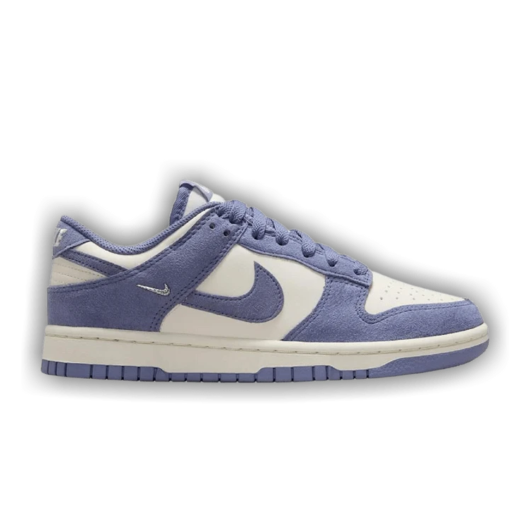 Nike Nike Womens Dunk Low 'Mini Swoosh - World Indigo' (Women's Sizes) Sail/Metallic Silver/World Indigo IB4417-103 - 彩色 - 查看 1