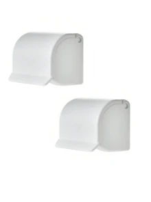 半件套浴室剃须刀和电动牙刷架，免钻孔简易安装淋浴置物架，坚固节省空间的简约浴室收纳架，必备浴室梳妆台整理架，秋季家居装饰必备，返校/圣诞节新奇礼物，创意恶作剧礼盒（带手势符号），双重恶作剧惊喜