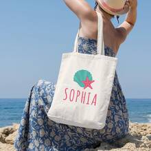 Customizable Personalized Tote Bag, Perfect Gift For Women's Travel Or Vacation. Happy Valentine's Day! Valentine's Day Gift - Multicolor - View 2