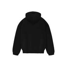 Fear Of God Essentials FW23 Cloud Series Hoodie, Solid Color, Fitted Long Sleeve, American Style Pullover Sweatshirt, Men's, Dark Blue/Black - Dark Blue-black - View 3