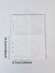 A5 6-Ring Zipper Binder Cover With Refill Pages - Multicolor - View 10