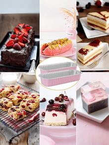 50 piezas Juego de cajas para hornear pasteles de oro, molde de pan de papel de aluminio rosa grueso, vajilla de fiesta con tapa y cuchara/tenedor, molde de pastel rectangular, caja de papel de aluminio resistente al calor para uso doméstico y comercial, caja para llevar sellable, molde para hornear pasteles, molde de pastel individual rectangular, molde de papel de aluminio, adecuado para reuniones grandes, picnics, vacaciones y fiestas, caja de almuerzo de papel de aluminio dorado para refrigerador y horno, caja para llevar desechable, fuente para hornear, caja de papel de aluminio comercial - Multicolor - Ver 6