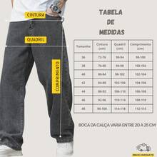 Balloon Pants Men's Jeans Bag Wide Leg Streetwear Faded Graphite Gray - Grey - View 2