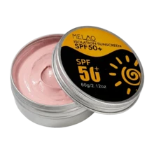 MELAO High Protection SPF 50+ Sunscreen, Broad Spectrum UVA UVB Protection, Moisturizing And Non-Greasy, Suitable For Face And Body, Water-Resistant, Lightweight Formula, 80g/2.82oz - Black and Orange - View 1