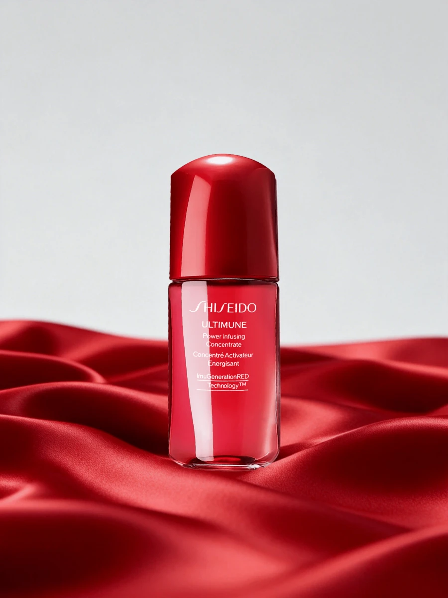 Shiseido Rejuvenating Anti-Aging Serum - Anti-Aging Serum, Anti-Wrinkle Serum, Firming Serum, Moisturizing Serum, Skin Repair Serum, Suitable For Sensitive Skin Serum, Fast Absorbing, Travel Size - 10ml/0.34oz - Red - View 1