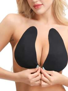 4片装隐形提拉乳贴 – 适用于A-E罩杯及大胸的粘性聚拢胶带 - 彩色 - 查看 5