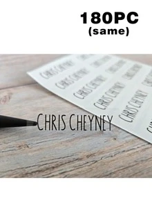 Personalized Name Stickers, Self-Adhesive Name Labels, Custom Kids' Labels, Custom Clear Labels, Custom Planner Stickers, Personalized Children's Labels, Suitable For Laptops, School Supplies, Water Bottles, Books, Stationery, Lunch Boxes, Pencil Cases, Mobile Phones, Student Club Activities - Multicolor - View 9