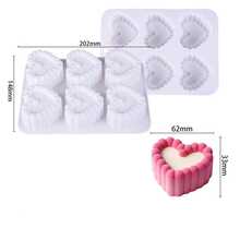 6-Cavity Silicone Cake Mold, Party Cake, Children's Cake, Family Gathering, Kitchen Supplies, Clover, Bow, Heart Shaped, Cake Baking, Premium Cake Mold, Easy Cake Making, Dessert Making, Household Essential, Cute Style, Minimalist Style, Recommended By Dessert Masters, Loved By Children, Spring Cooking Festival - Cake Mold - View 10
