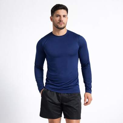 Camisa Camiseta Proteção Uv 50+ Solar Unissex Segunda Pele Frio e Calor Térmica Com Compressao