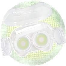 5 Pairs Of Colored Contact Lenses, With Options For Different Colors Color Contact Lenses For Annual Use For Eye Makeup, Role Playing, Festival Event Dress Up Halloween Costume Cosplay - 黃綠色 - 查看 2