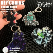 动漫游戏周边亚克力钥匙扣，适用于包包和钥匙，是粉丝的完美礼物，也是角色扮演道具、汽车钥匙链、背包挂件等创意动漫衍生礼品。 - FORSAKEN - 查看 2