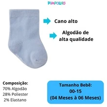 Baby Socks Kit 7 Pairs Newborn Premature Baby Socks For Girls And Boys - Pimpolho - Màu xanh lam - Xem 6