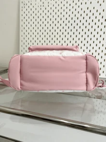 New Stylish High-Quality Large Capacity Multi-Function Elegant Travel Backpack, Versatile For Various Occasions - Pink - View 6