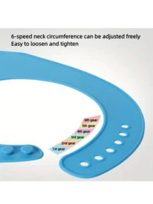 Adult Bib, Elderly Food Bib, Food Bib -Washable, Reusable Dining Protectors For Men & Women, Bibs For Seniors, Ideal For Eating & Feeding,M&L Size Available(Random Color) - Multicolor - View 3