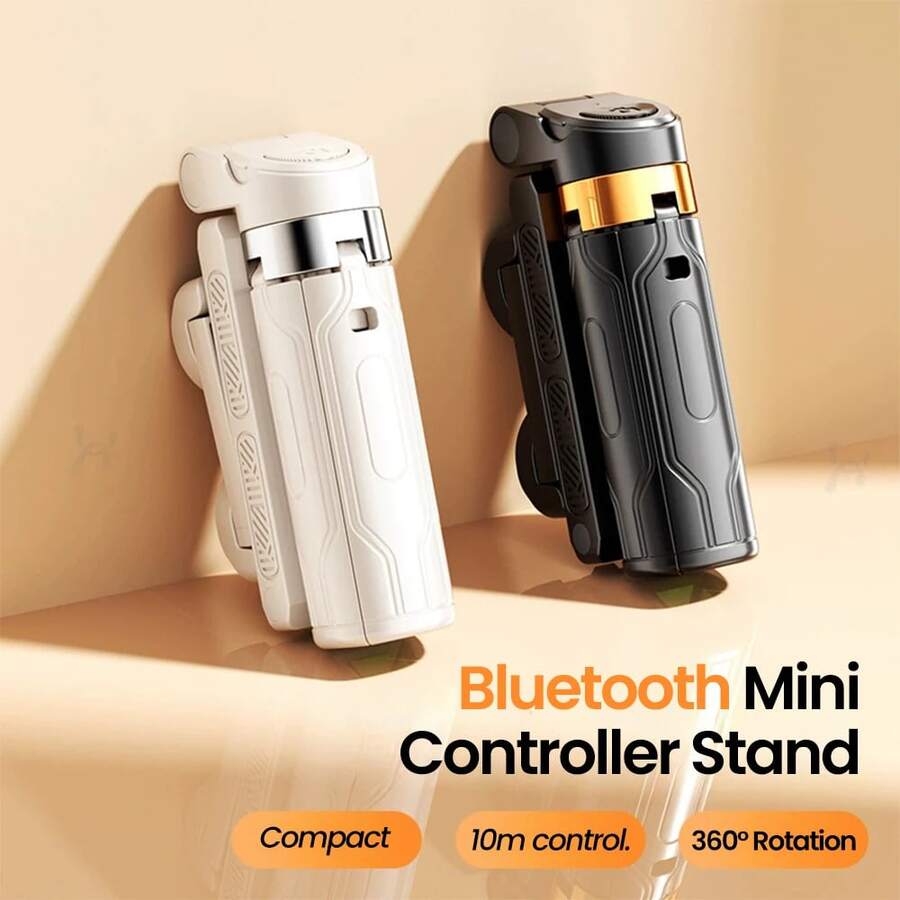 New 16-Inch Telescopic Selfie Stick With Wireless Remote, Smartphone Tripod Stand, 360° Rotation, One-Key Extension, DSLR-Style Handle, High-Quality ABS Material, Suitable For Various Smartphone Models