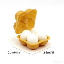 1:12 Scale Miniature Dollhouse Egg Set, Tiny Miniature Model, Mini Home Desktop Decor, BJD Photography Props, DIY Handmade Accessories - Multicolor - View 9