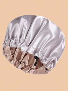 1pc Elastic Waterproof Rubber Bathing Cap Halloween - Light Grey - View 5