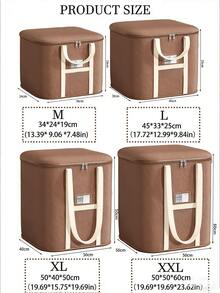 1个特大号防水防尘棉被收纳袋，适合家居收纳