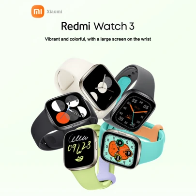 Xiaomi 小米 Redmi Watch 3 配备 1.75 英寸 AMOLED 连续显示屏、蓝牙通话功能、121 种运动模式、5 米防水、心率/血氧监测、健身房 NFC 功能以及内置 289mAh 电池，使其成为一款续航长达 12 天的智能运动手表，男女皆宜。