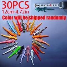 Assorted Color Small Lizard Decorative Figurines, Create Diverse Natural Style Miniature Landscape, Compact Size, Plastic Material Suitable For Arrangement, Indoor Miniature Landscape, Aquarium Decor Or Succulent Plant Accents, Great For DIY Landscape And Nature-Themed Decoration Lovers - Multicolor - View 12