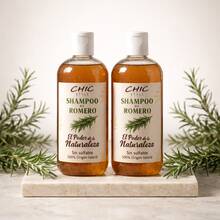 Shampoo de Romero Sin Sulfatos 100% Natural - El Poder de la Naturaleza - Pack 2 Unidades - Champú - Ver 1