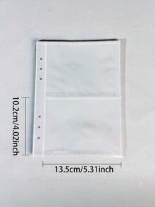 A5 6-Ring Zipper Binder Cover & Refill Pages - Clear - View 18