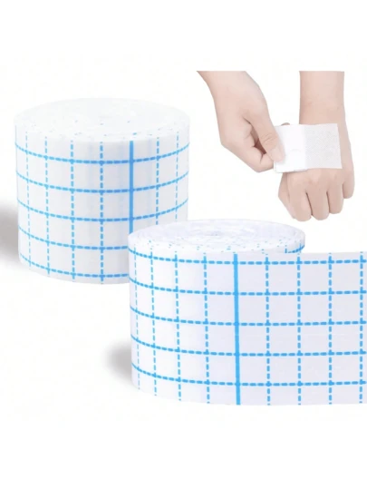 Non-Woven Stretchable Tape, Non-Woven Adhesive Bandage, Breathable Bandage Tape, Self-Adhesive Elastic Bandage, Emergency Kit Protective Stretchable Bandage Film