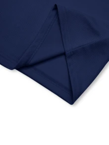 Bộ 2 món áo polo nam cỡ lớn kiểu dáng thường ngày có cổ và quần short dây rút, họa tiết ngựa hiệp sĩ tinh tế, thích hợp mặc hàng ngày vào mùa hè, trang phục thể thao thoải mái và thoáng khí. - Xanh đậm - Xem 5