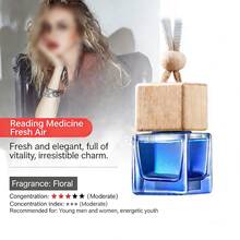 Car Air Freshener Rearview Mirror Pendant Decor, Removes Odor, Long-Lasting Fragrance, Car Fragrance, Auto Accessories, Odor Eliminator - Multicolor - View 19