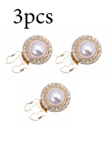 Bộ 2 khuy áo giả ngọc trai thanh lịch, bộ khuy áo sơ mi, bộ khuy bấm, bộ khuy măng sét pha lê thời trang, thích hợp để trang trí áo vest, váy cưới, váy dạ hội, quà tặng trang trí quần áo cho Giáng sinh, Halloween, phụ kiện quần áo, sinh nhật của mẹ, bạn bè, Ngày Nhà giáo, Halloween, tựu trường, Lễ Tạ ơn - Nhiều màu - Xem 25