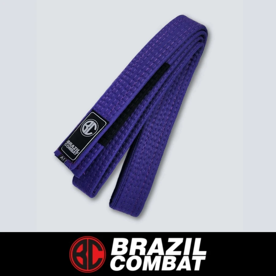 Professional Jiu-Jitsu Belt Brazil Combat Competitor Premium IBJJ Belt White Belt Blue Belt Purple Belt Brown Belt Black Belt - 紫色的 - 查看 1
