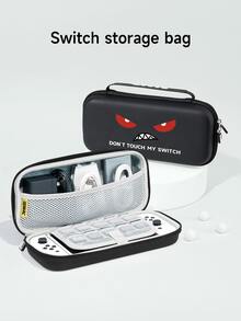 1pc "Don't Touch My Switch" Expression Pattern Protective Case, Suitable For Nintendo Switch 2 (2025), Switch NS/Switch OLED/Lite, Switch Gaming Console Accessories, Storage Bag, Switch Protective Cover, Romantic Gift For Switch Players - Multicolor - View 6