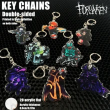 动漫游戏周边亚克力钥匙扣，适用于包包和钥匙，是粉丝的完美礼物，也是角色扮演道具、汽车钥匙链、背包挂件等创意动漫衍生礼品。 - FORSAKEN - 查看 1