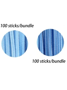 Blue & White Yarn Flower Craft Set, Upgraded DIY Handmade Kit, Suitable For Mother's Day, Graduation, Valentine's Day And Holiday Gifts, Yarn Craft Set, Blue & White Yarn Flower Set - Blue and White - View 9