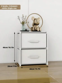 1pc Multi-Layer Storage Cabinet With Drawers, Bedroom Lingerie Organizer, Home Use Assembly Storage Rack, Floor Standing Assembly Storage Rack