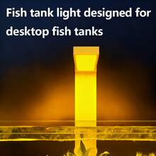 LED水族箱灯，日夜双模式，触摸开关，壁挂式，适用于小型水草缸的明亮照明，全光谱水生植物灯 - 白色 - 查看 8