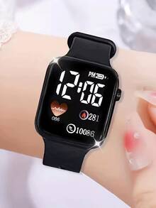 4件套女士时尚腕表，多功能高端女士腕表套装 - 黑色 - 查看 4