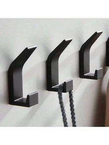 1pc/5pcs No Drill Wall Hooks - Multi-Purpose Adhesive Hooks, Suitable For Bedroom, Kitchen, Bathroom - Ideal Clothing & Hat Storage Tool - Multicolor - View 9