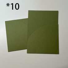 10pcs Pocket Style Wedding Invitation Envelopes, Simple Invitation Envelopes For Engagement, 15th Birthday, Christening, Etc., 5*7 Inch Invitation, DIY Invitation Cards, Customizable Pockets - Multicolor - View 8