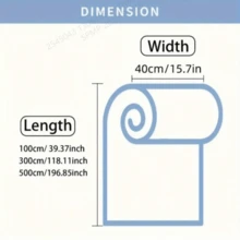 1 Cuộn Giấy Dán Tường Vinyl Mờ Màu Xanh Hải Quân Tự Dính, Dùng Để Trang Trí Phòng Khách, Bếp, Phòng Ngủ, Ký Túc, Làm Mới Nội Thất, Giấy Dán Tường Thẩm Mỹ - Phong Cách Hiện Đại, Giấy Dán Có Thể Tháo Rời - Xanh đậm - Xem 10