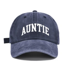 ✨1pc Printed "Auntie" Washed Baseball Cap, Adjustable Outdoor Sun Protection Casual Hat, Suitable For Travel, Beach Holiday, Y2K Style For Young People - Baseball Caps, Beanies, Sun Hats, Bucket Hats, Cool Hats, Headwear, Stylish Hats, Fashion Hats, Everyday Hats, Von Dutchs, Nyxx Hat, Hats For Women, Gorras Para Mujer, Valentine's Day - Multicolor - 查看 15