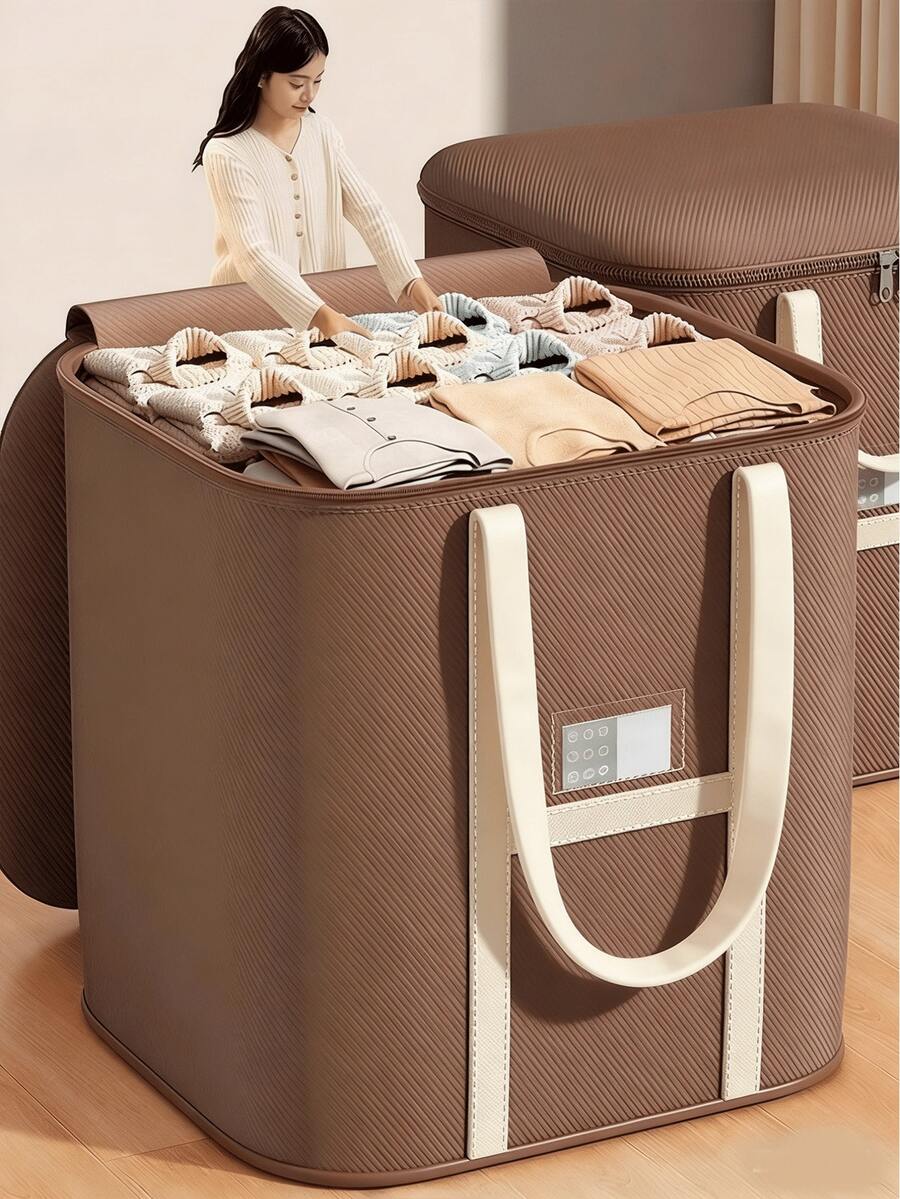 1个特大号防水防尘棉被收纳袋，适合家居收纳