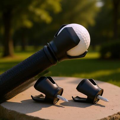 Herramienta recogedora de pelotas de golf de plástico y metal duradero, accesorio de golf para práctica y campo