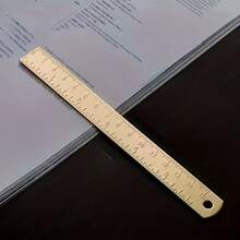 Bộ dụng cụ văn phòng phẩm bằng đồng thau - Thước đo góc bằng đồng thau bền chắc, thước kẹp bằng đồng thau, thước tam giác vuông, thước kẻ có vạch chia chính xác, thước đo góc, bộ dụng cụ đo đạc, dụng cụ đo trang sức, món quà thích hợp cho giáo viên và học sinh. - Thước đo góc - Xem 9