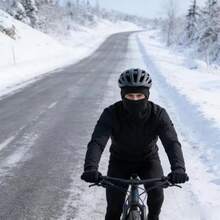 冬季防风拉法帽，男女通用户外休闲运动保暖滑雪面罩 - 适合骑行/滑雪/钓鱼，可搭配各种服饰，柔软舒适，冬季圣诞礼物 - 黑色拉瓦帽 - 查看 5